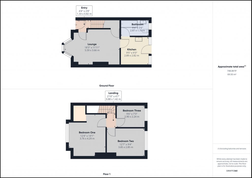 Floorplans For Homelea Road, Yardley, Birmingham