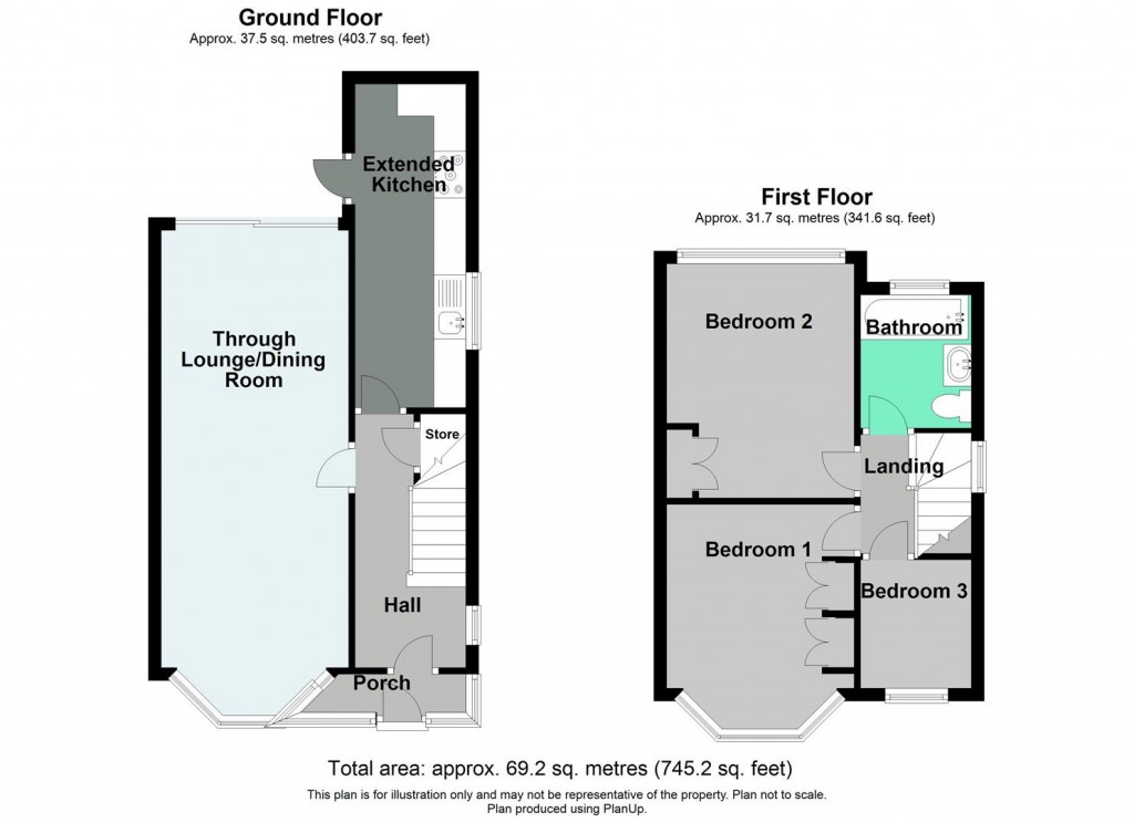 Floorplans For Ermington Crescent, Hodge Hill, Birmingham