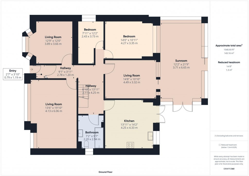 Floorplans For Stoney Lane, Yardley, Birmingham