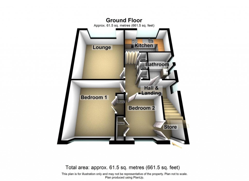 Floorplans For Vesey Close, Water Orton