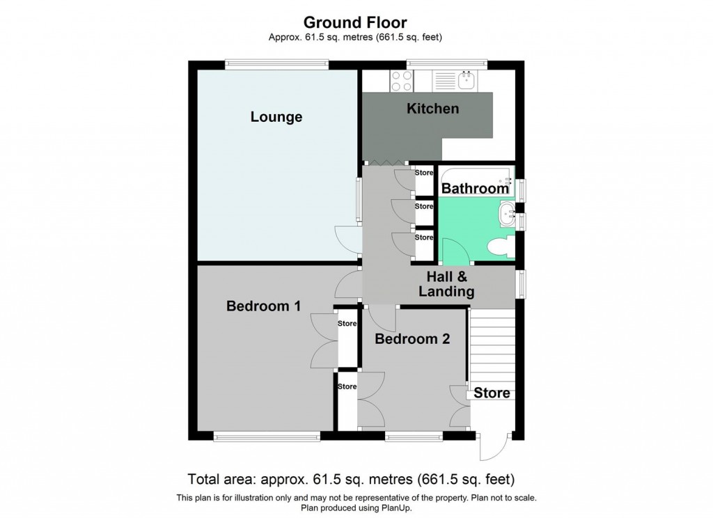 Floorplans For Vesey Close, Water Orton