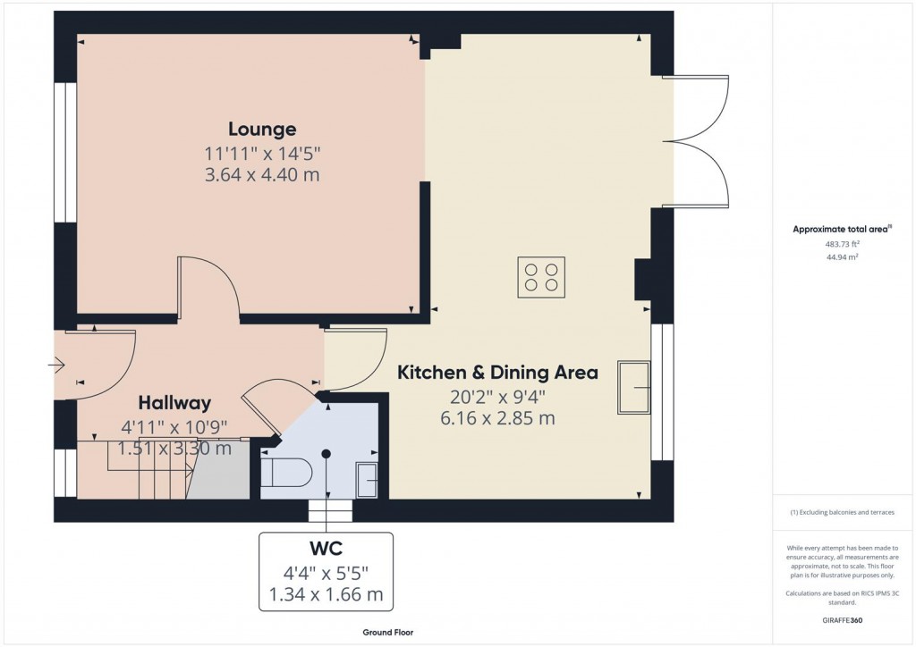 Floorplans For Kennerley Road, South Yardley, Birmingham