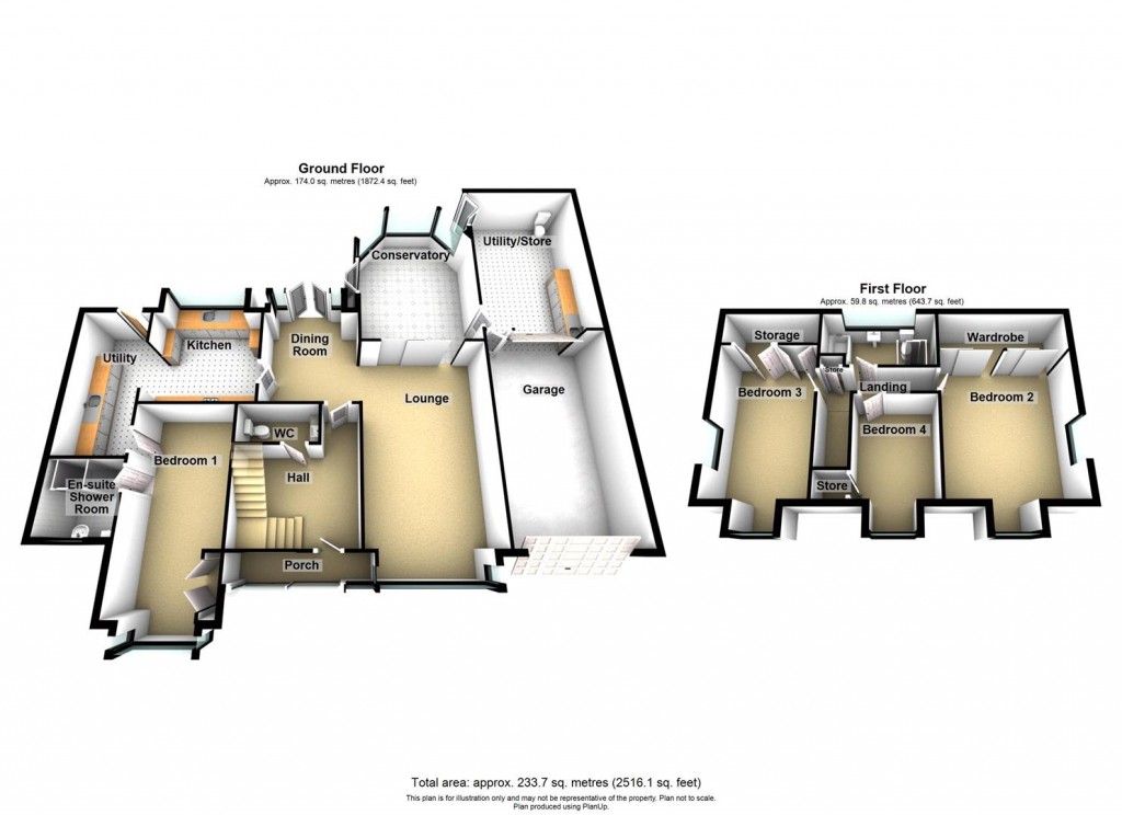 Floorplans For Rectory Lane, Castle Bromwich, Birmingham