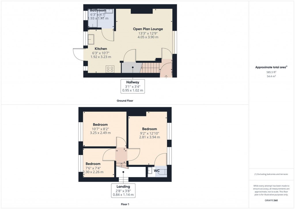 Floorplans For Hilderstone Road, Yardley, Birmingham