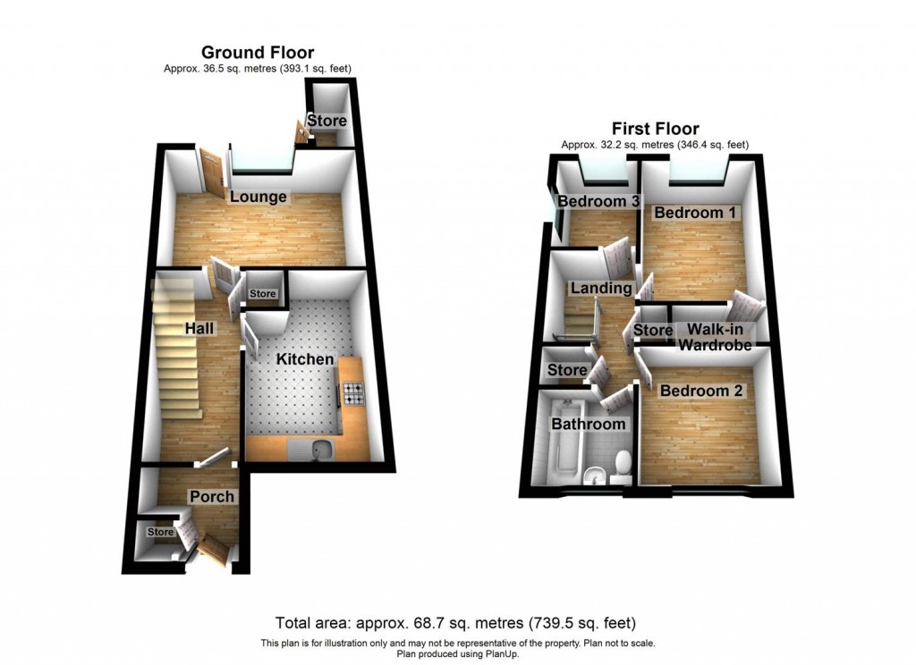 Floorplans For Ankermoor Close, Shard End, Birmingham