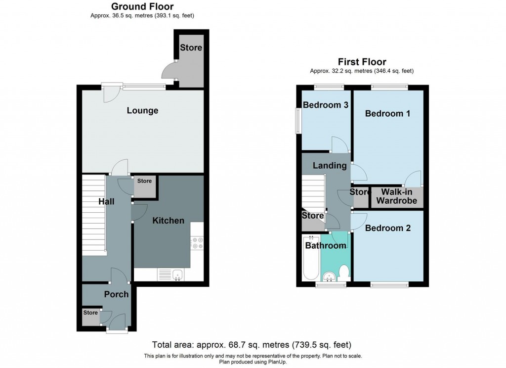 Floorplans For Ankermoor Close, Shard End, Birmingham