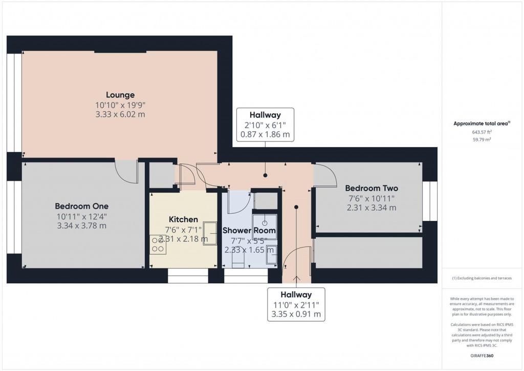 Floorplans For Kington Way, Stechford, Birmingham