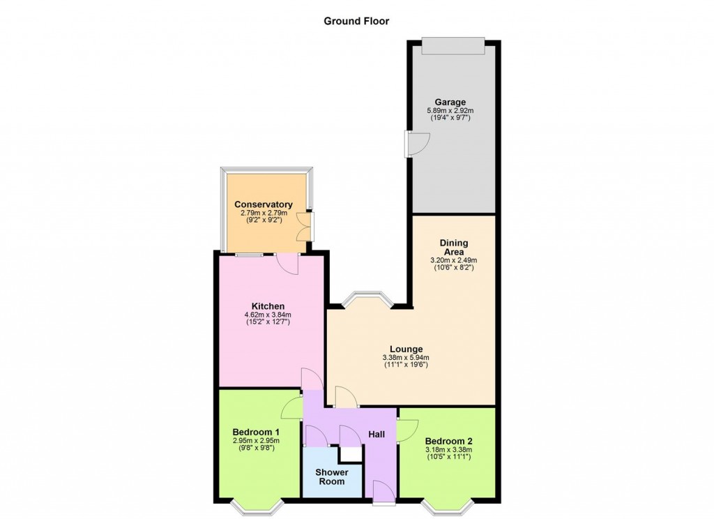 Floorplans For Ragley Drive, Sheldon, Birmingham