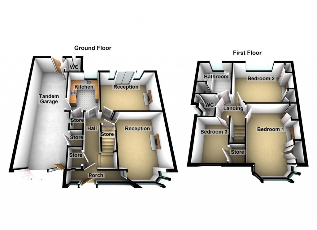 Floorplans For Eastbourne Avenue, Birmingham