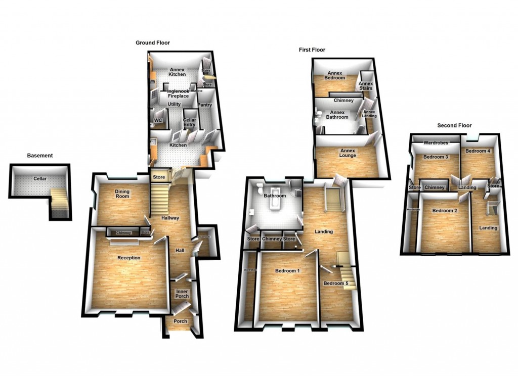 Floorplans For Chester Road, Castle Bromwich, Birmingham