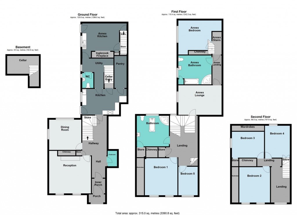 Floorplans For Chester Road, Castle Bromwich, Birmingham