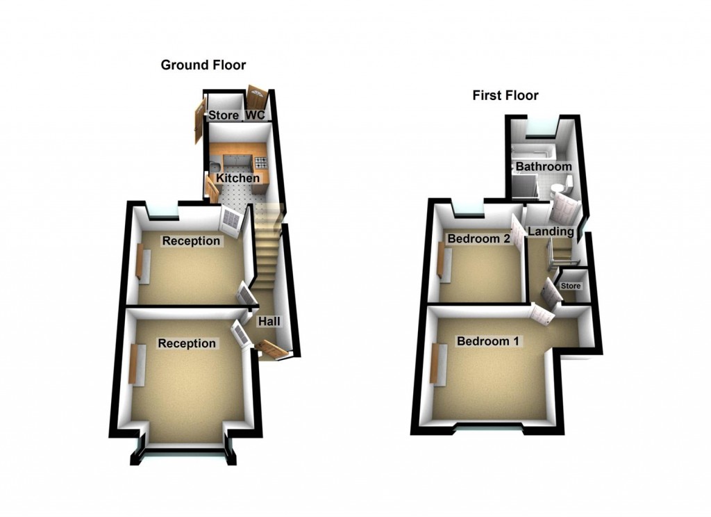 Floorplans For Coleshill Road, Water Orton, Birmingham
