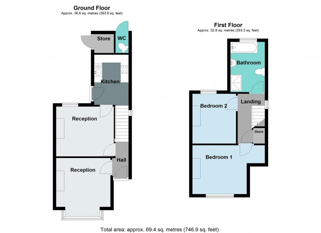 Floorplans For Coleshill Road, Water Orton, Birmingham
