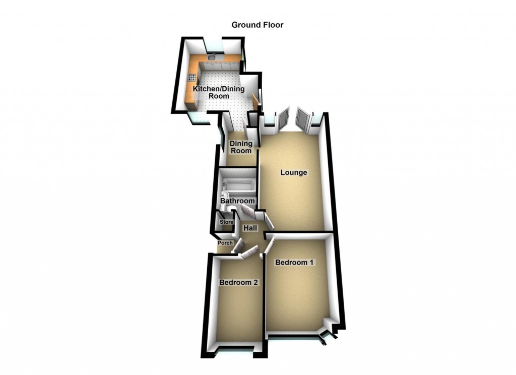 Floorplans For Bucklands End Lane, Hodge Hill, Birmingham