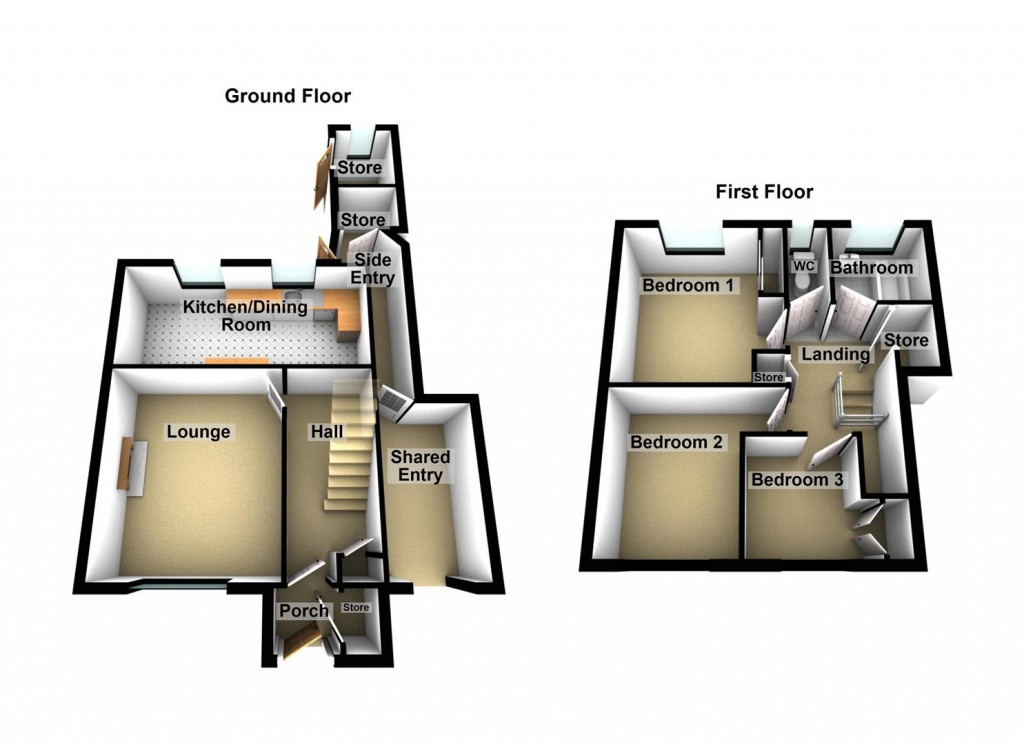 Floorplans For Nearmoor Road, Birmingham