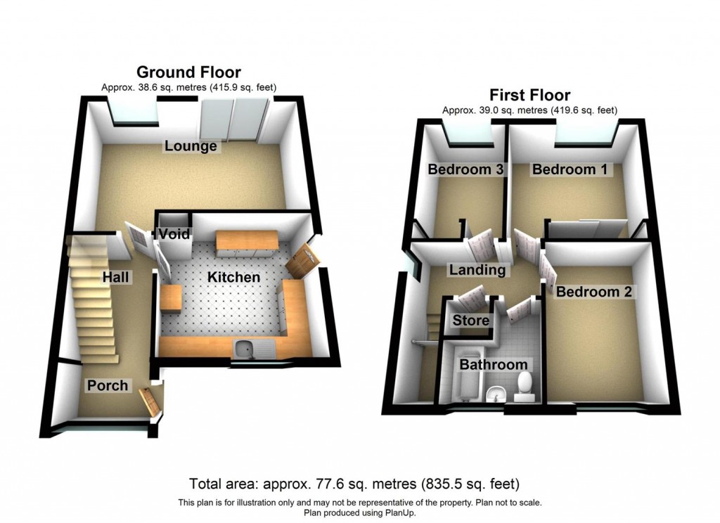 Floorplans For Squires Croft, Sutton Coldfield
