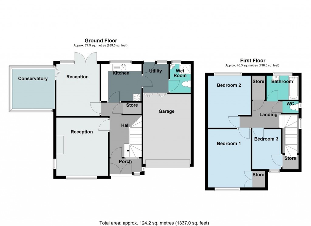Floorplans For Darley Avenue, Hodge hill, Birmingham