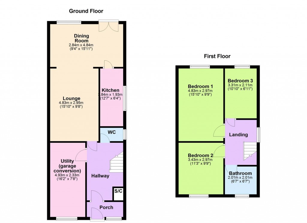 Floorplans For Manor Gardens, Birmingham