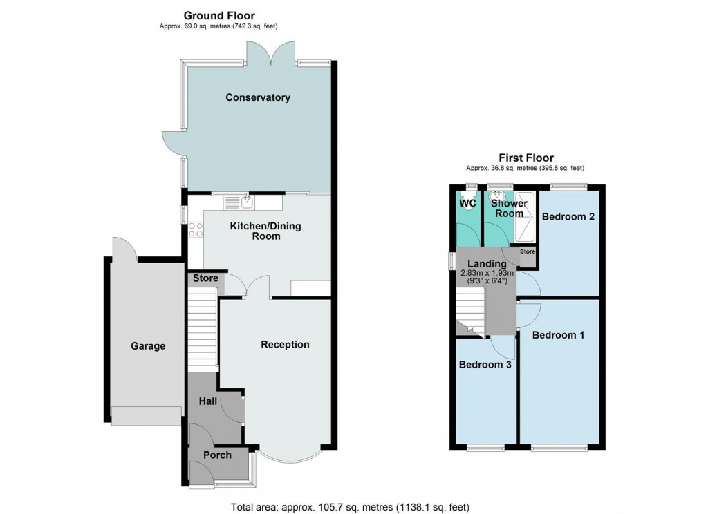 Floorplans For Rover Drive, Smiths Wood, Birmingham