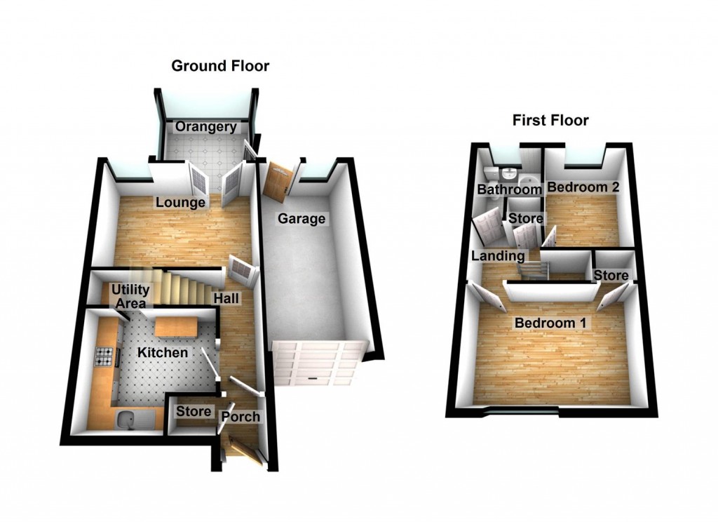Floorplans For Eathorpe Close, Shard End, Birmingham