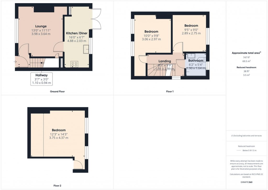 Floorplans For The Riddings, Stechford, Birmingham