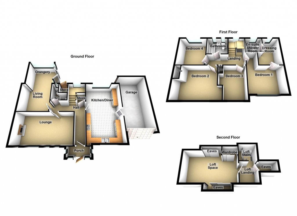 Floorplans For Pencroft Road, Birmingham