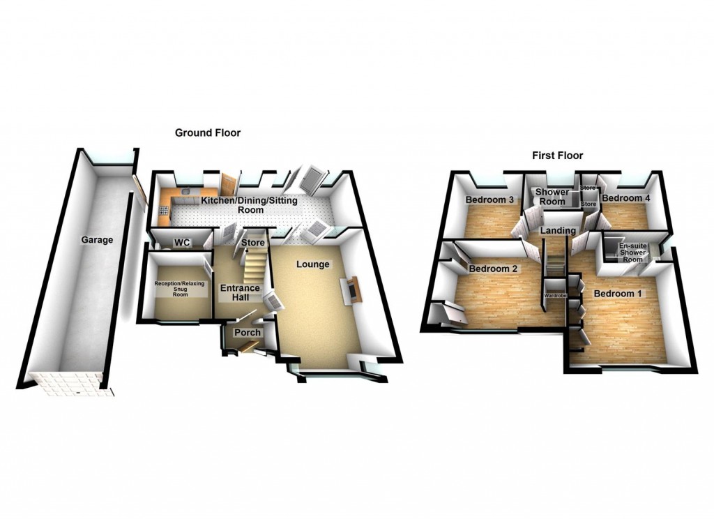 Floorplans For Kingsleigh Drive, Birmingham