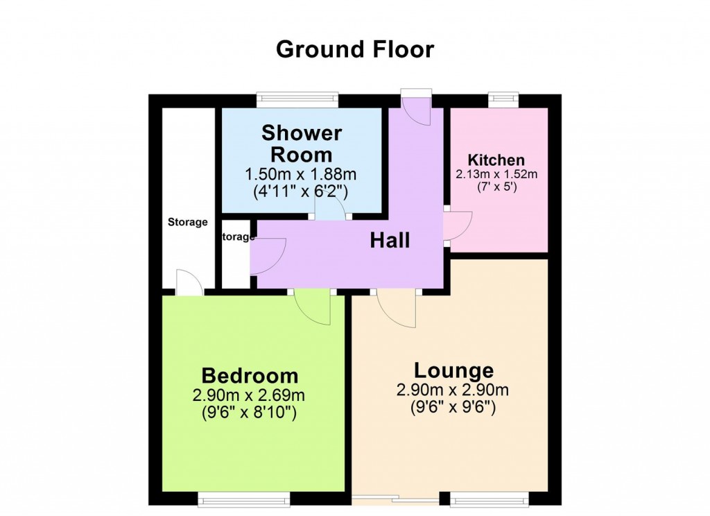 Floorplans For Barrows Lane, Birmingham
