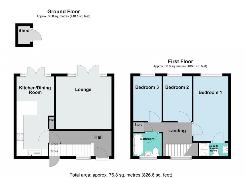 Floorplans For Auckland Drive, Smiths Wood, Birmingham