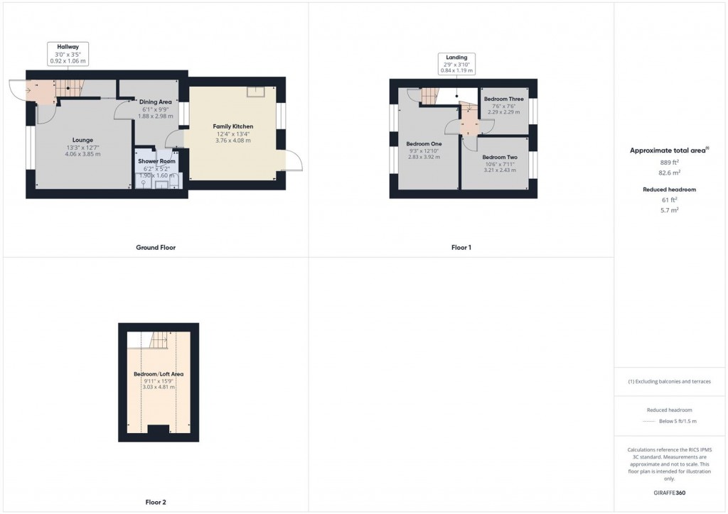 Floorplans For Eddish Road, Kitts Green, Birmingham