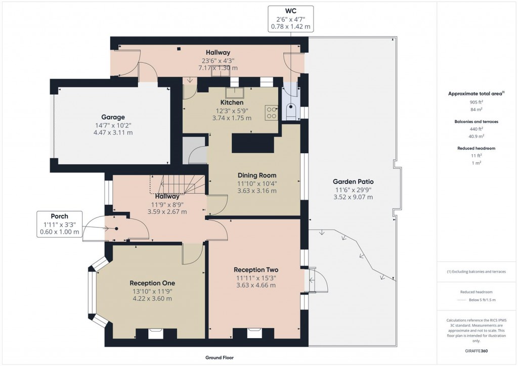 Floorplans For Rowlands Road, Yardley, Birmingham