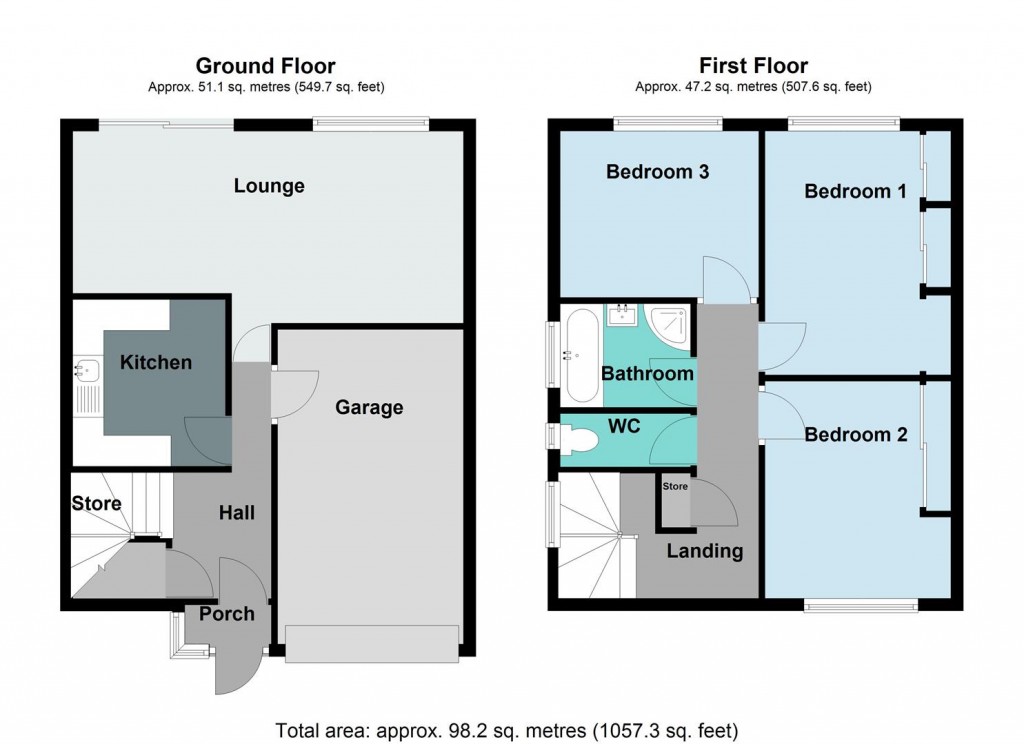 Floorplans For Hilltop Drive, Birmingham