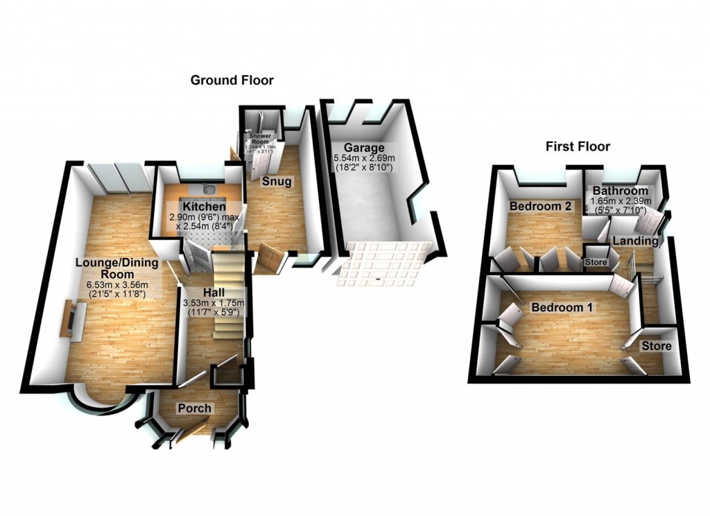 Floorplans For Freasley Road,, Shard End, Birmingham,
