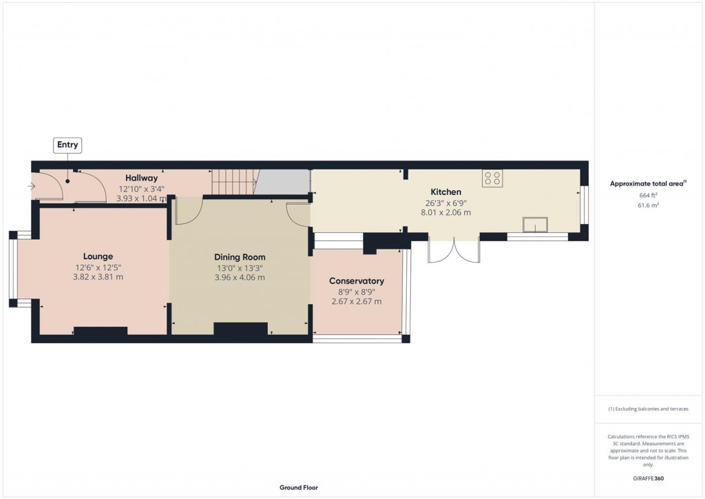 Floorplans For Clements Road, Yardley, Birmingham