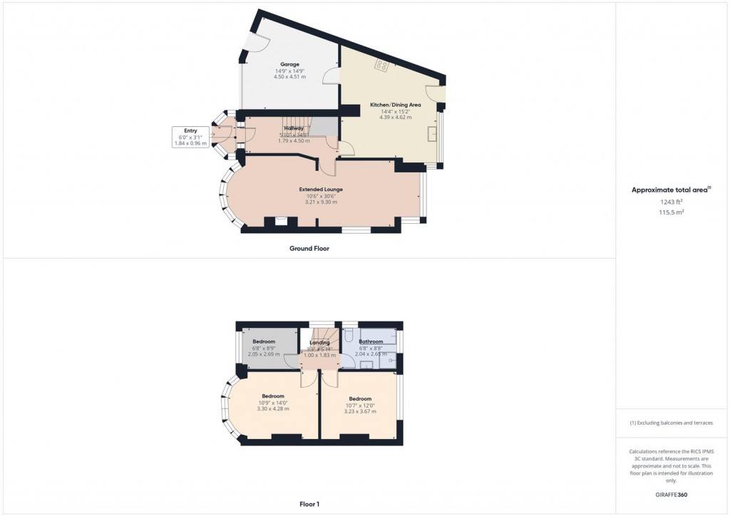 Floorplans For Rockingham Road, Yardley, Birmingham