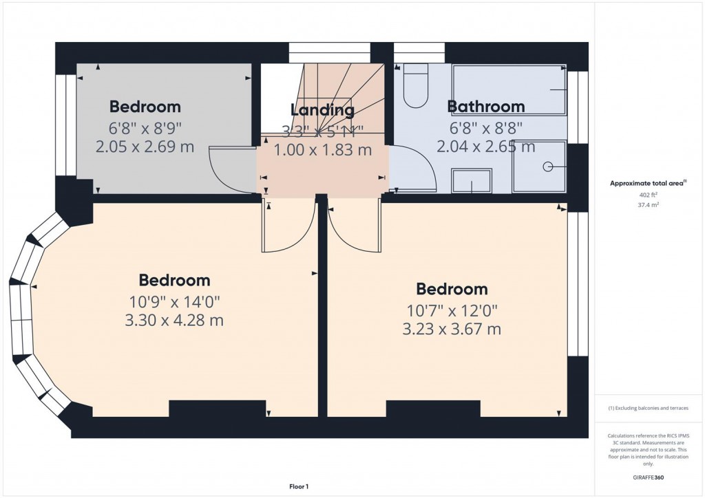 Floorplans For Rockingham Road, Yardley, Birmingham