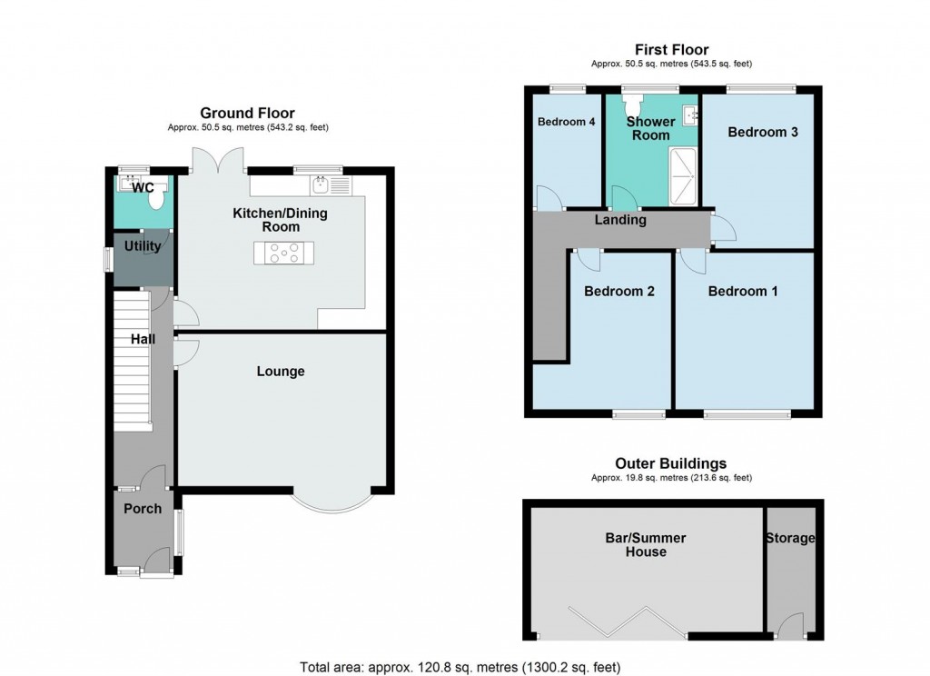 Floorplans For Windward Way, Smithswood, Birmingham