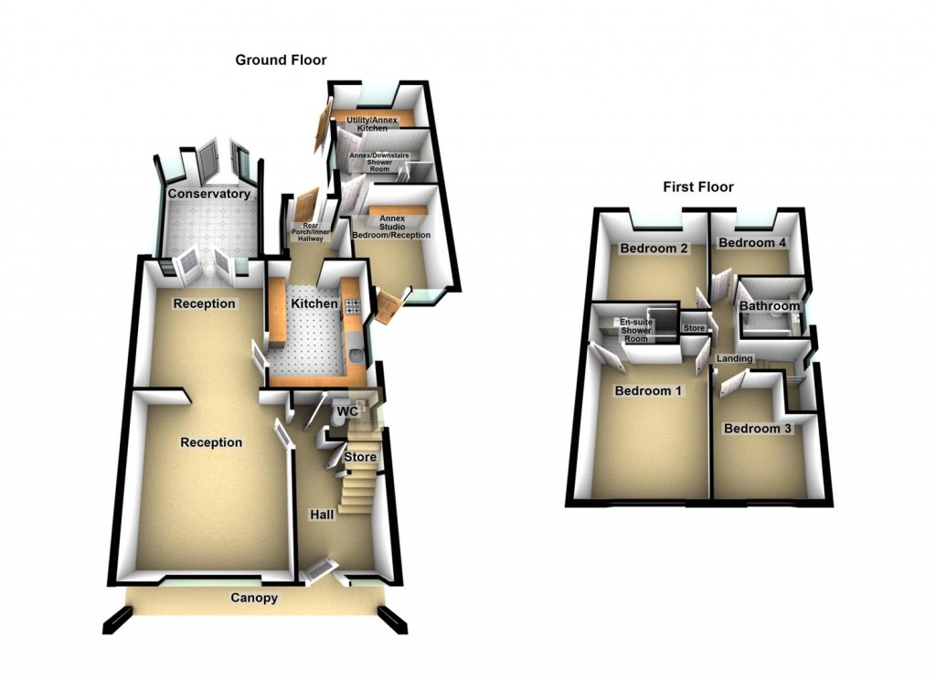 Floorplans For Kingsleigh Drive, Castle Bromwich, Birmingham