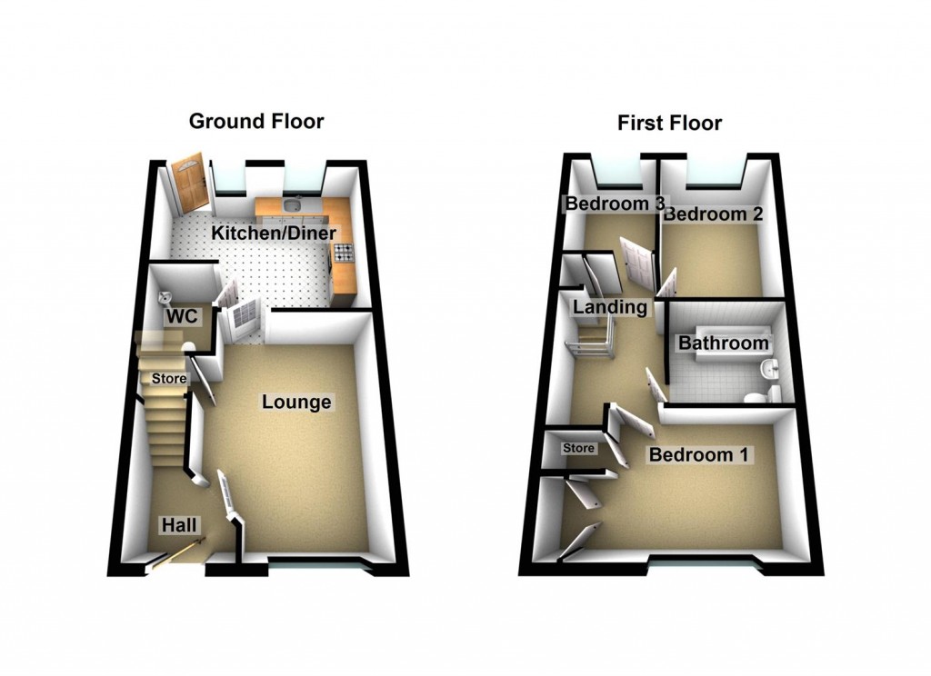 Floorplans For Starling Grove, Birmingham