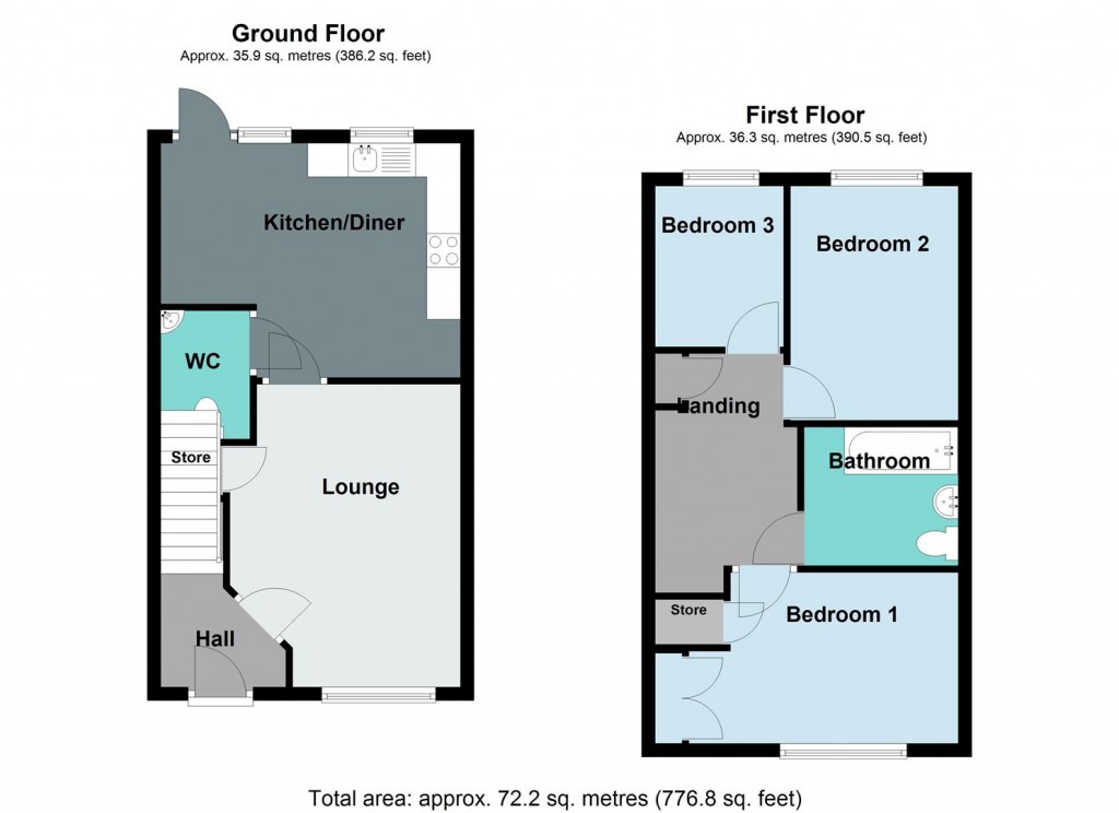 Floorplans For Starling Grove, Birmingham