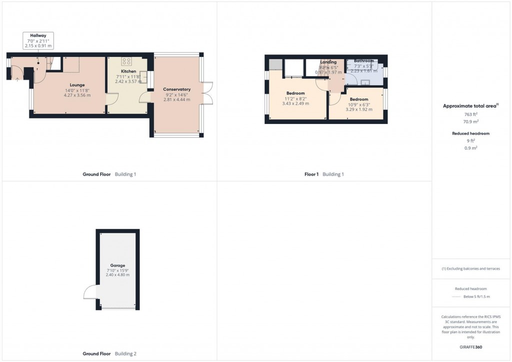 Floorplans For Kennerley Road, South Yardley, Birmingham