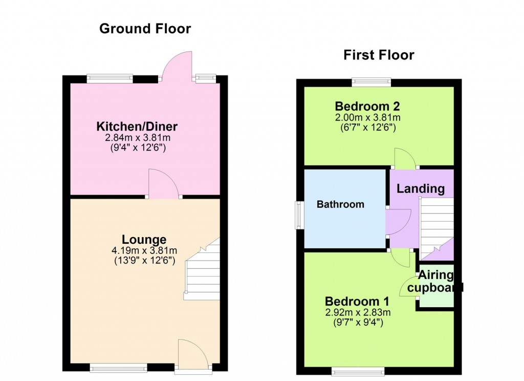 Floorplans For Honeysuckle Grove, Birmingham