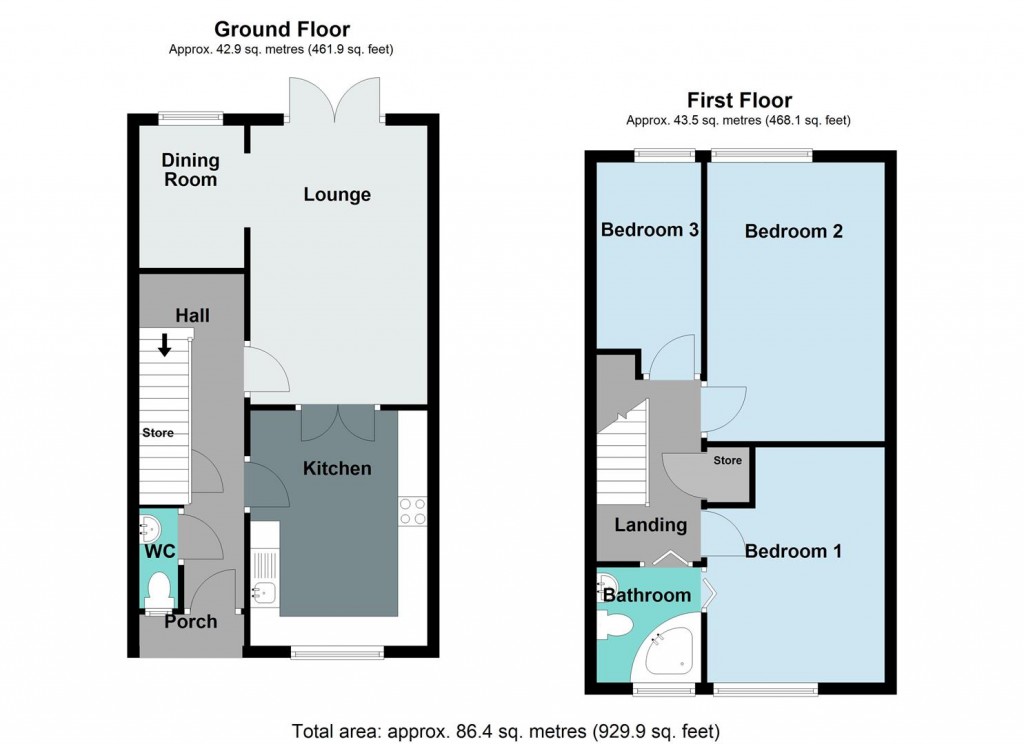 Floorplans For Buckland End, Birmingham