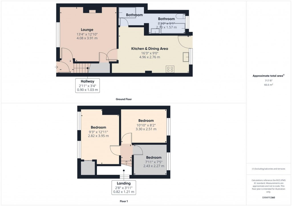 Floorplans For Gillscroft Road, Birmingham