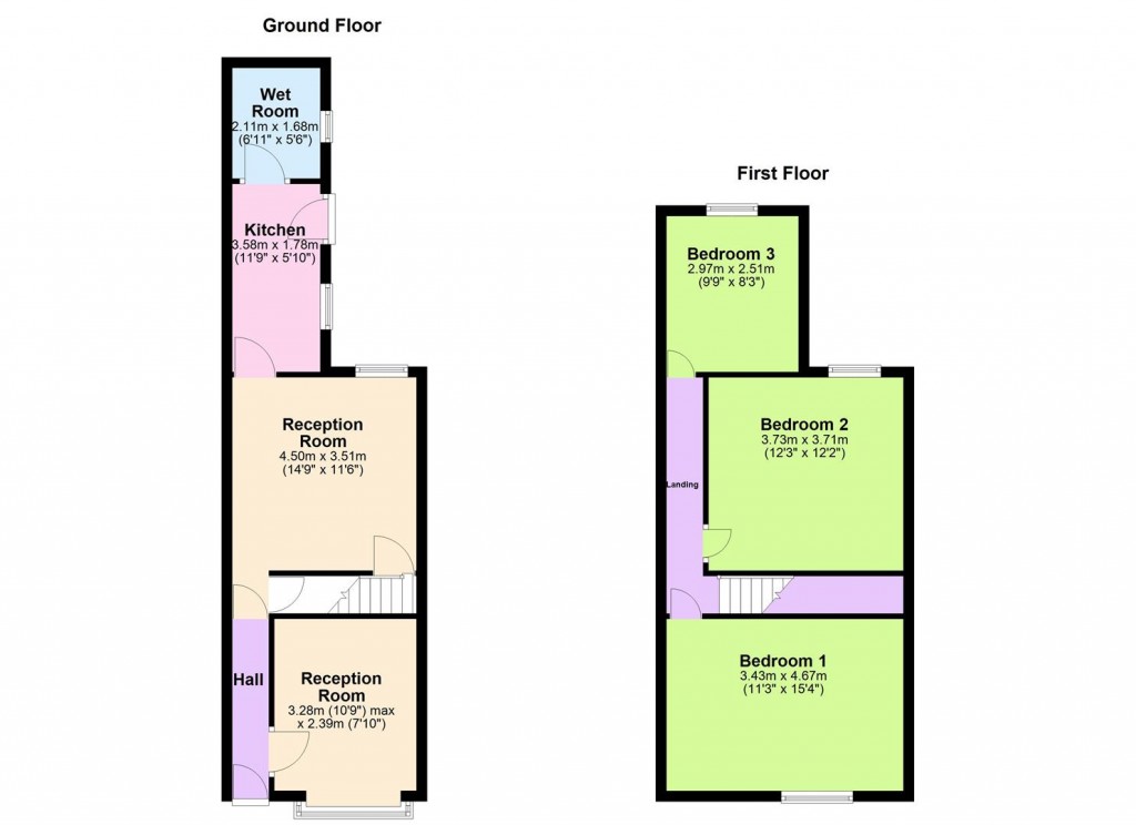 Floorplans For Whitehall Road, Small Heath, Birmingham