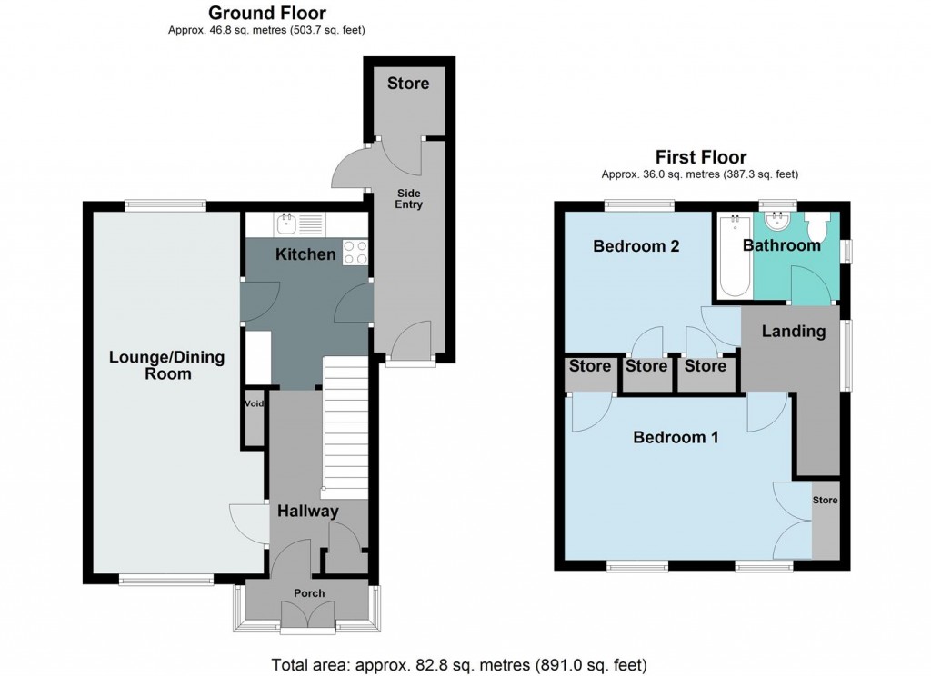 Floorplans For Hernefield Road, Shard End, Birmingham
