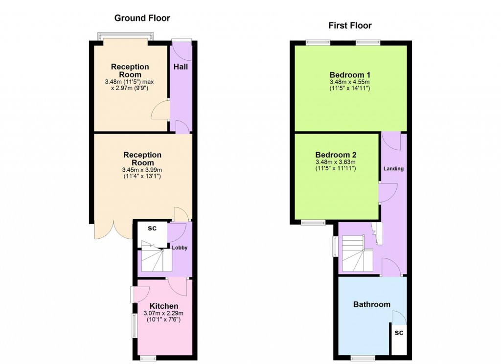 Floorplans For Wharf Road, Tyseley