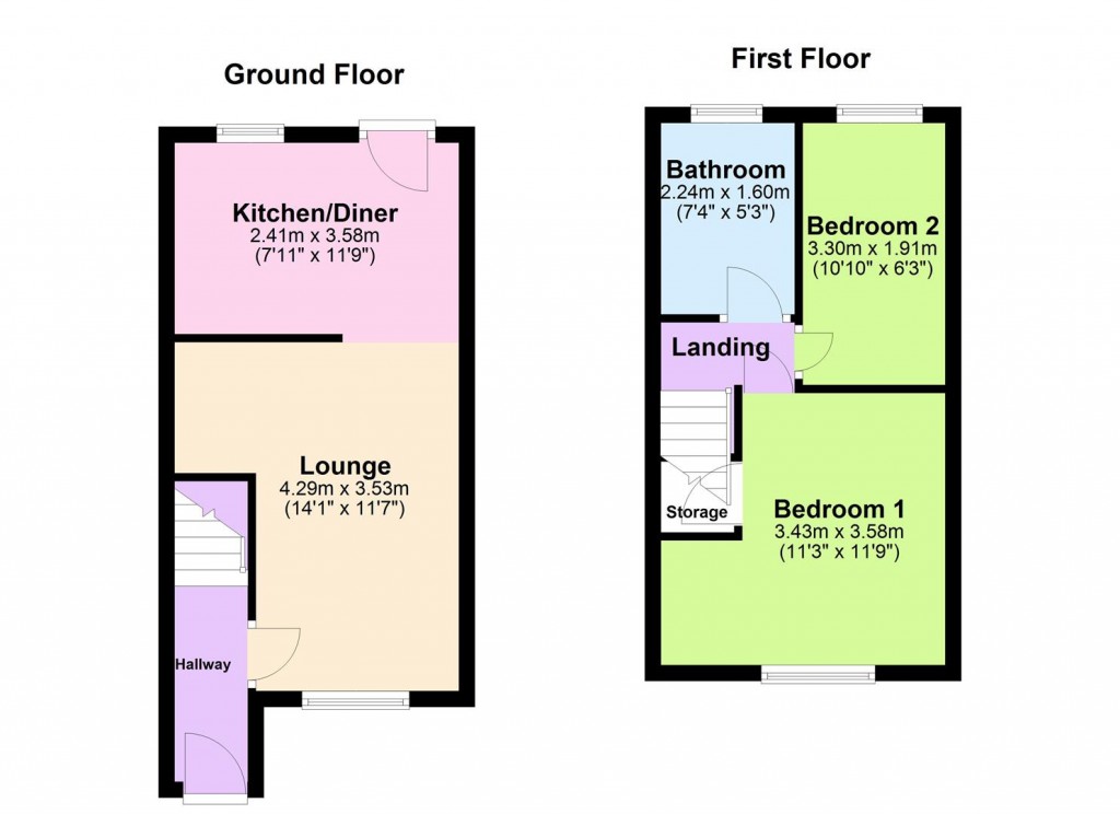 Floorplans For Yardley Road, Yardley, Birmingham