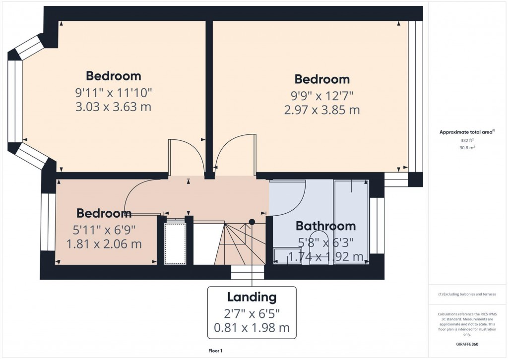 Floorplans For Bilton Grange Road, Yardley, Birmingham