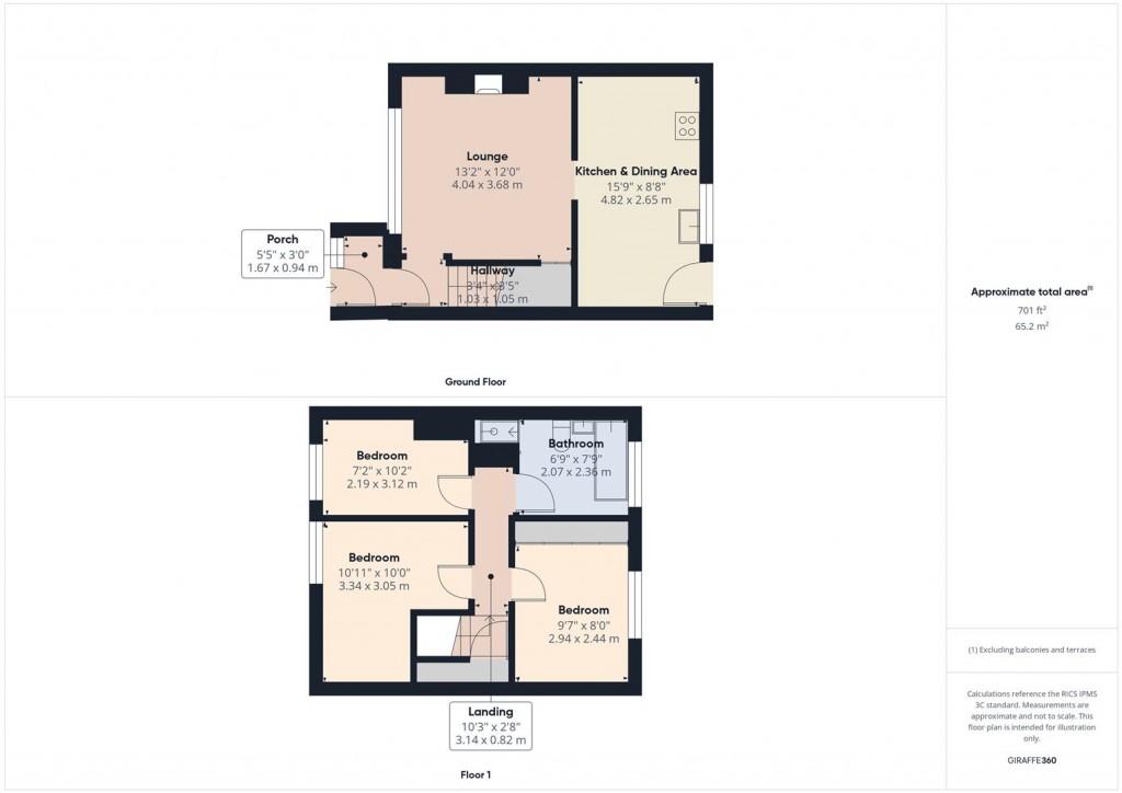 Floorplans For Kitts Green Road, Kitts Green, Birmingham